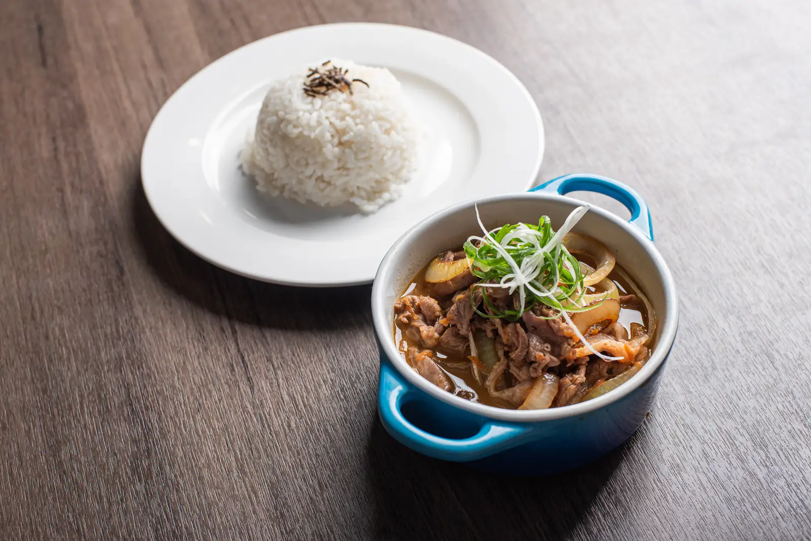 Ginger Onion Sliced Lamb Rice